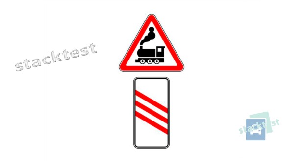 О чём информирует водителей такое сочетание предупреждающих дорожных знаков?