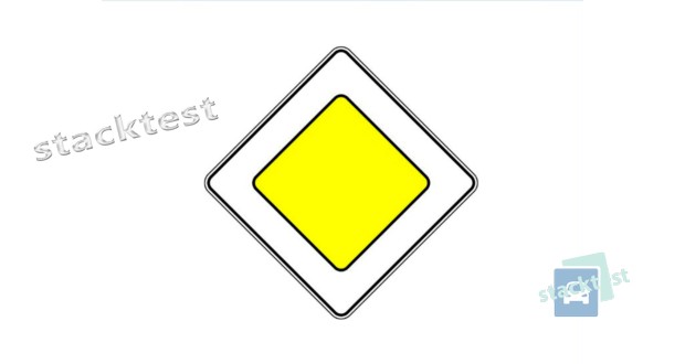 Показанный на рисунке дорожный знак, установленный перед перекрёстком, предоставляет преимущественное право проезда: