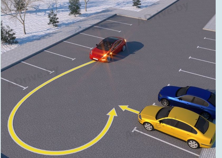 Водитель какого автомобиля в показанной обстановке обязан уступить дорогу?