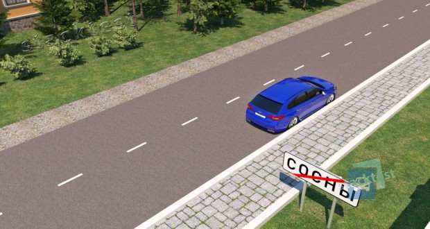 Правильно ли поставил водитель свой автомобиль, совершив остановку как показано на рисунке?