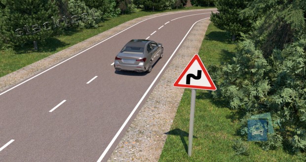 Разрешается ли водителю красного автомобиля совершить остановку на участке дороги, обозначенном таким дорожным знаком, если видимость дороги в направлении движения составляет менее 100 метров?