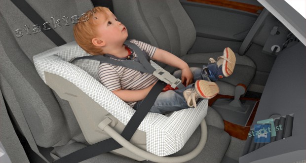 Разрешается ли перевозка в легковом автомобиле ребёнка на переднем сиденье показанным способом, если переднее сиденье имеет подушку безопасности?