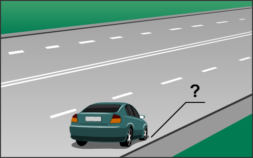 Millisele maksimaalsele kaugusele sõidutee servast tohib asula piires autot parkida?