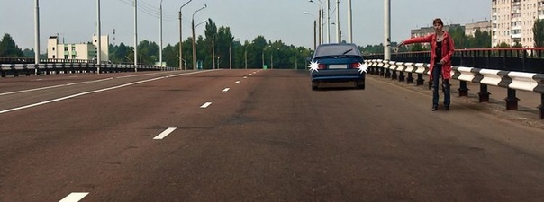 Разрешено ли водителю движение задним ходом на путепроводе для посадки пассажира?