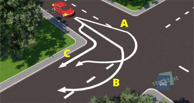 Водителю автомобиля разрешено выполнить поворот направо: