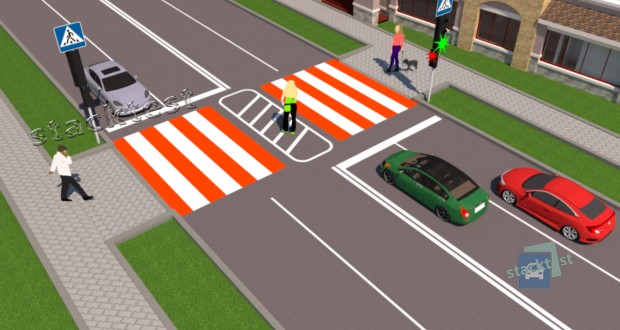 Какие меры должны предпринимать водители, проезжая мимо пешеходов, ожидающих включения разрешающего сигнала светофора на островках безопасности или на линии, разделяющей транспортные потоки?