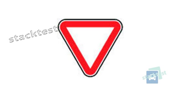 Водій правильно виконав вимогу даного дорожнього знака, встановленого на нерегульованому перехресті, якщо:
