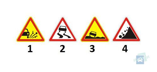 Какой из представленных дорожных знаков устанавливается дважды перед опасным участком дороги за пределами населенных пунктов?